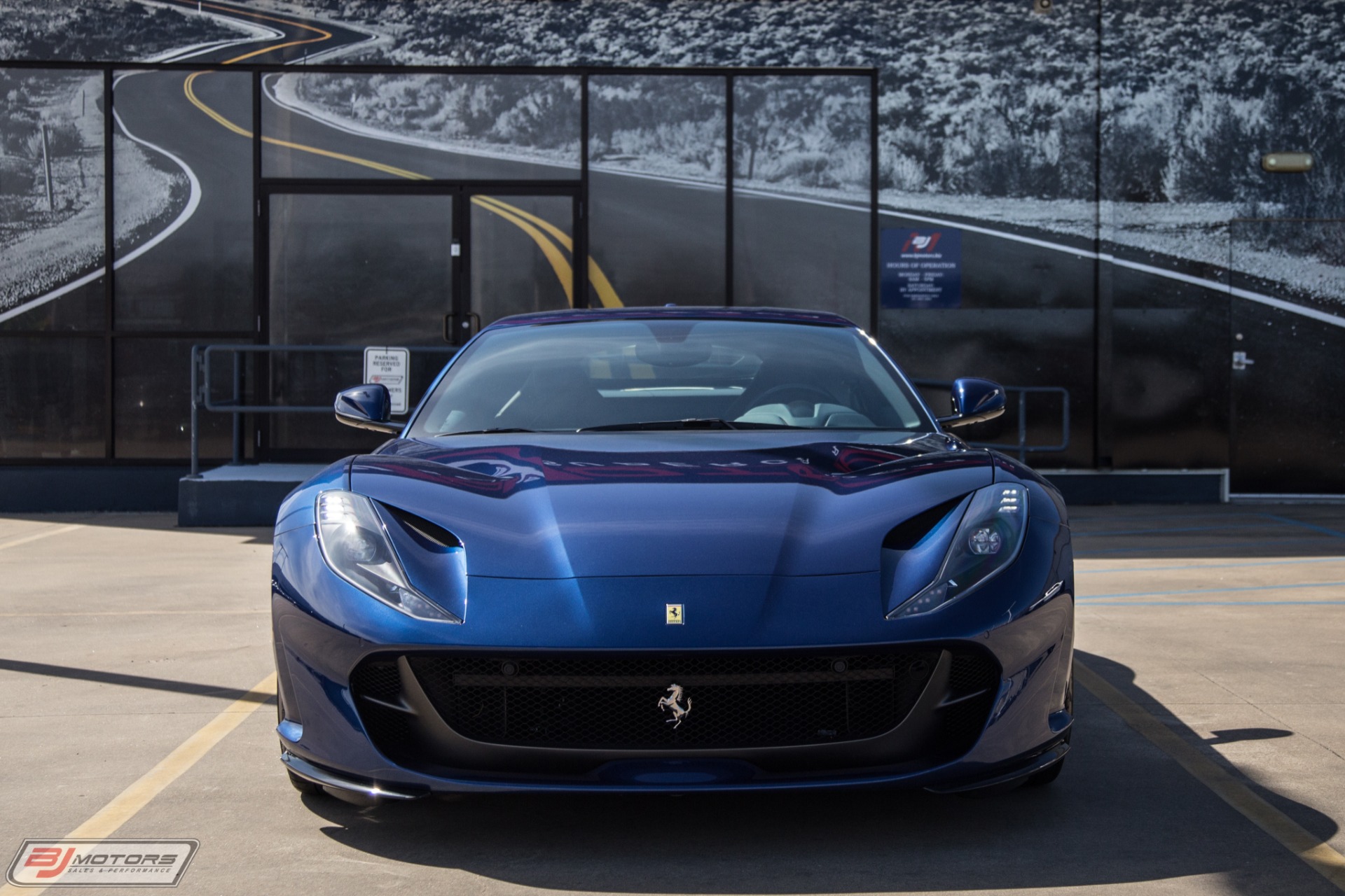 Used-2018-Ferrari-812-Superfast-TDF-Blue-w-Blue-Sterling-Chocolate