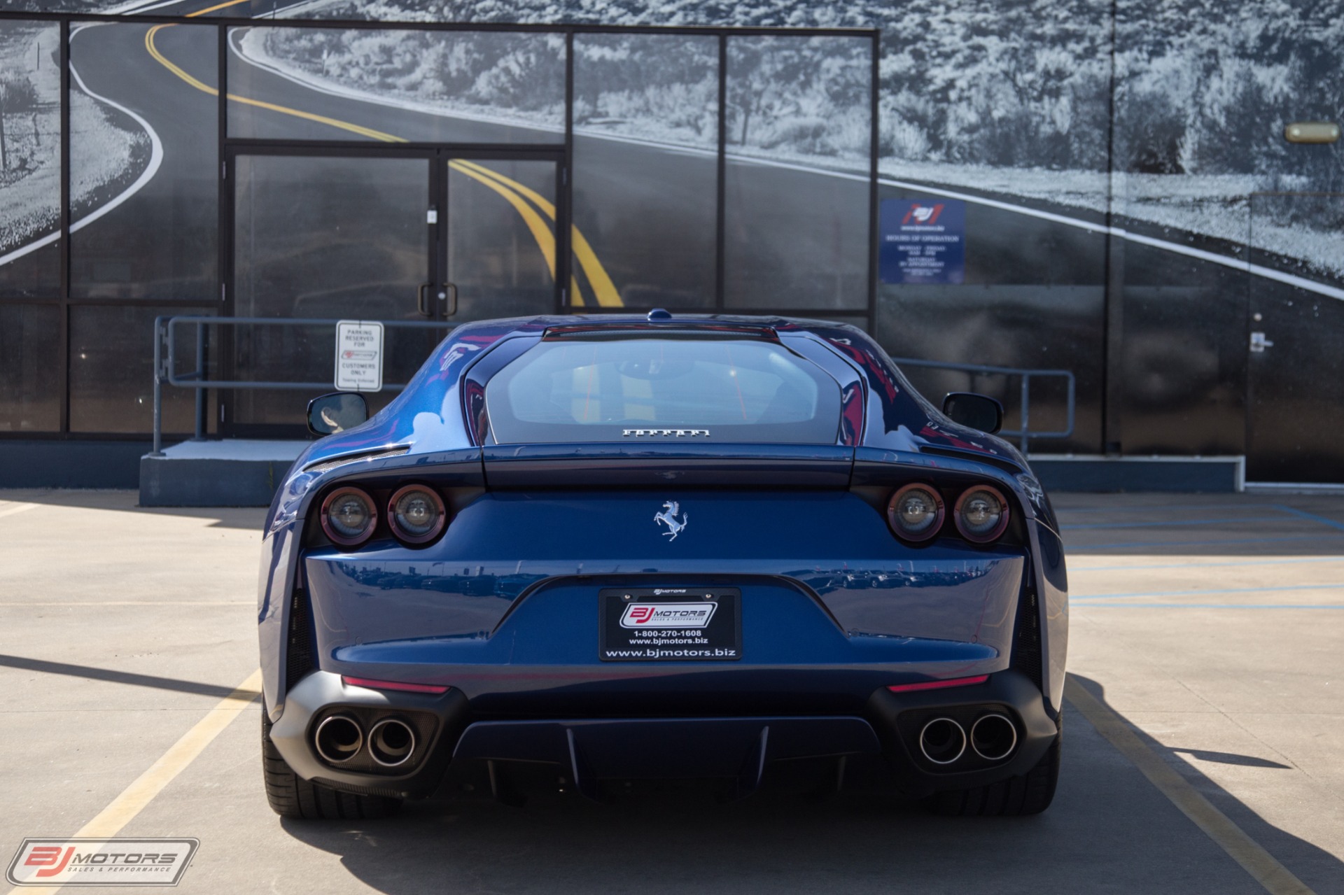 Used-2018-Ferrari-812-Superfast-TDF-Blue-w-Blue-Sterling-Chocolate