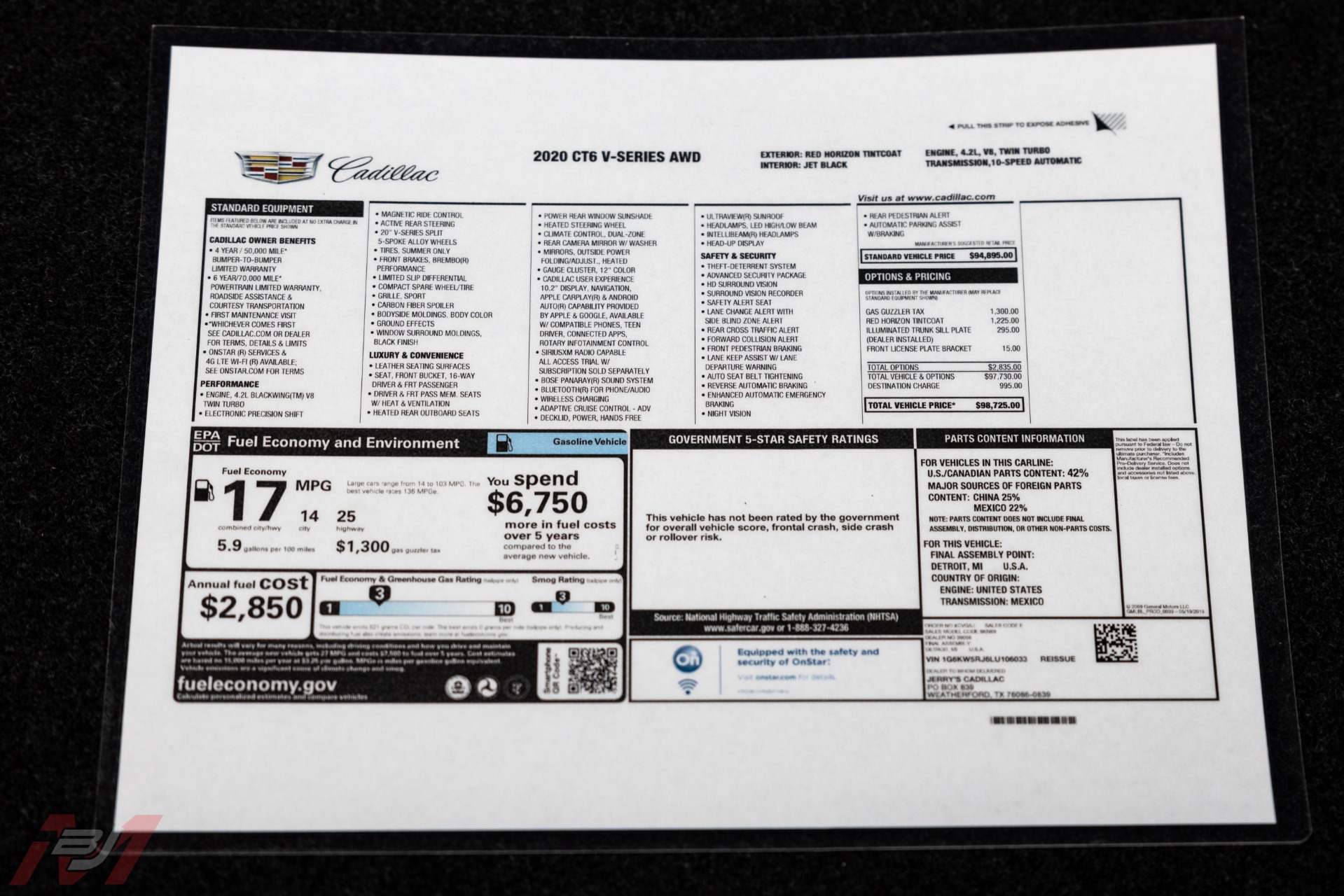 Used-2020-Cadillac-CT6-V-Blackwing-1-of-600
