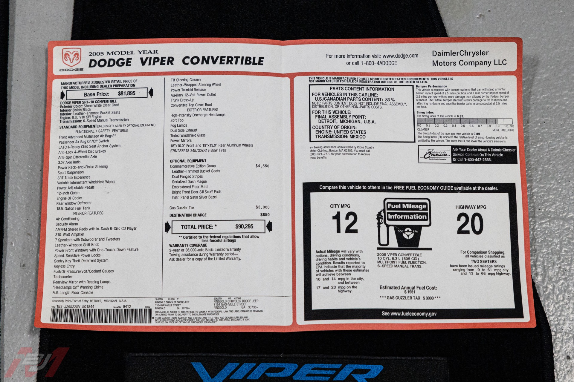 Used-2005-Dodge-Viper-SRT-10-Commemorative-Edition