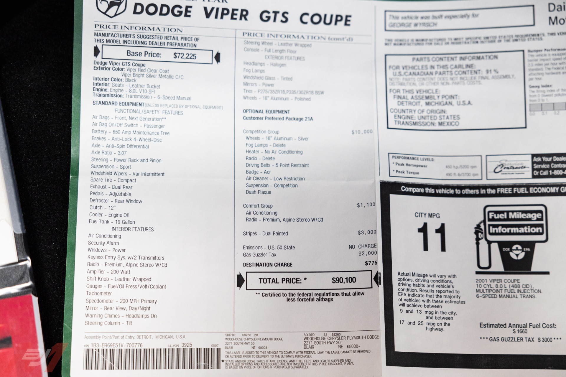 Used-2001-Dodge-Viper-ACR